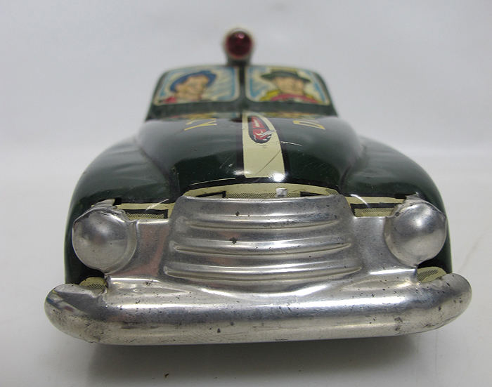 1949 Original Vintage Marx Toys Dick Tracy Squad Car Tin Litho Wind Up